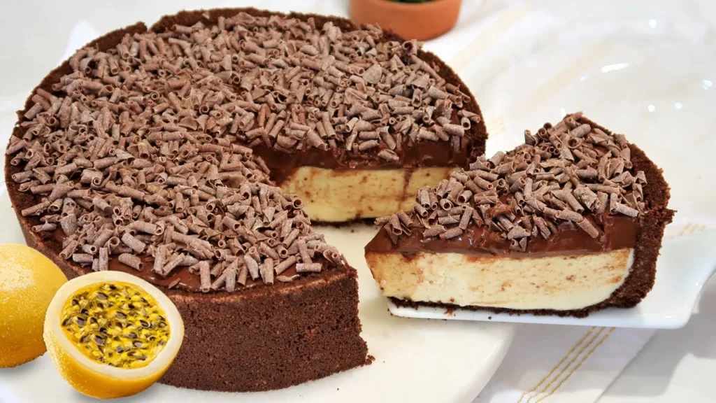 7 Passos para fazer uma torta de maracujá com ganache de chocolate